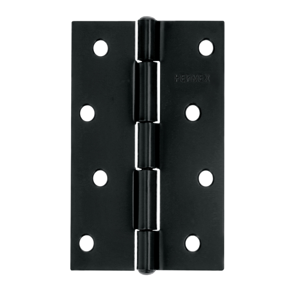 Bisagra rectangular 4 x 2-3/4', acero negro mate, HERMEX BR-406