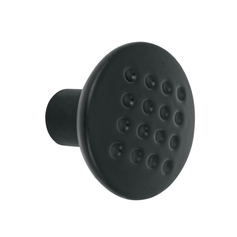 Perilla estilo 'Contempo' acabado negro, HERMEX PER-016
