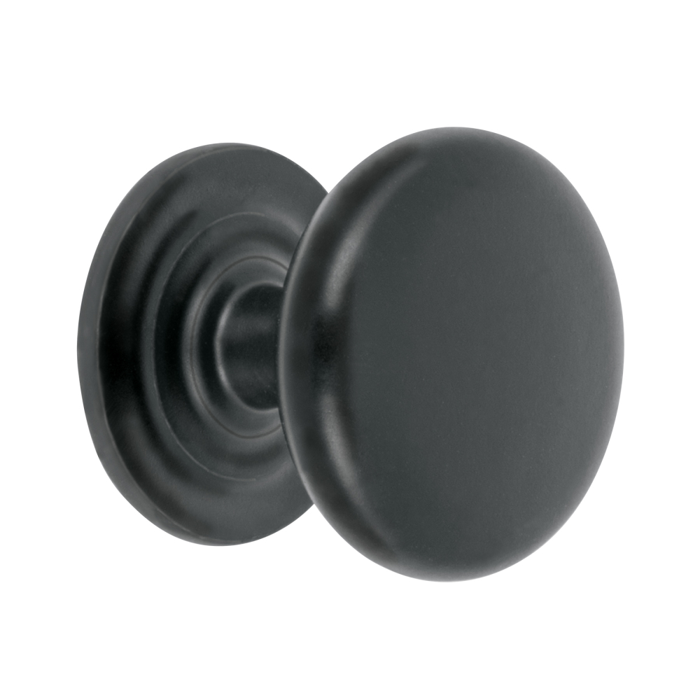 Perilla estilo 'Arco' acabado negro, HERMEX PER-026