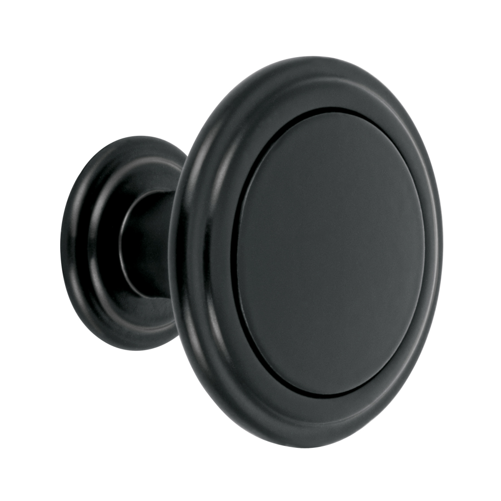 Perilla estilo 'Moderno' acabado negro, HERMEX PER-076