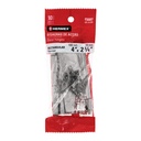 Bolsa con 2 bisagras rectangulares 4', acero pulido BR-400B