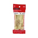 Bolsa con 2 bisagras rectangulares 4', acero latonado BR-401B