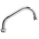 Cuello largo para mezcladora de lavabo, cromo, BASIC CR-070