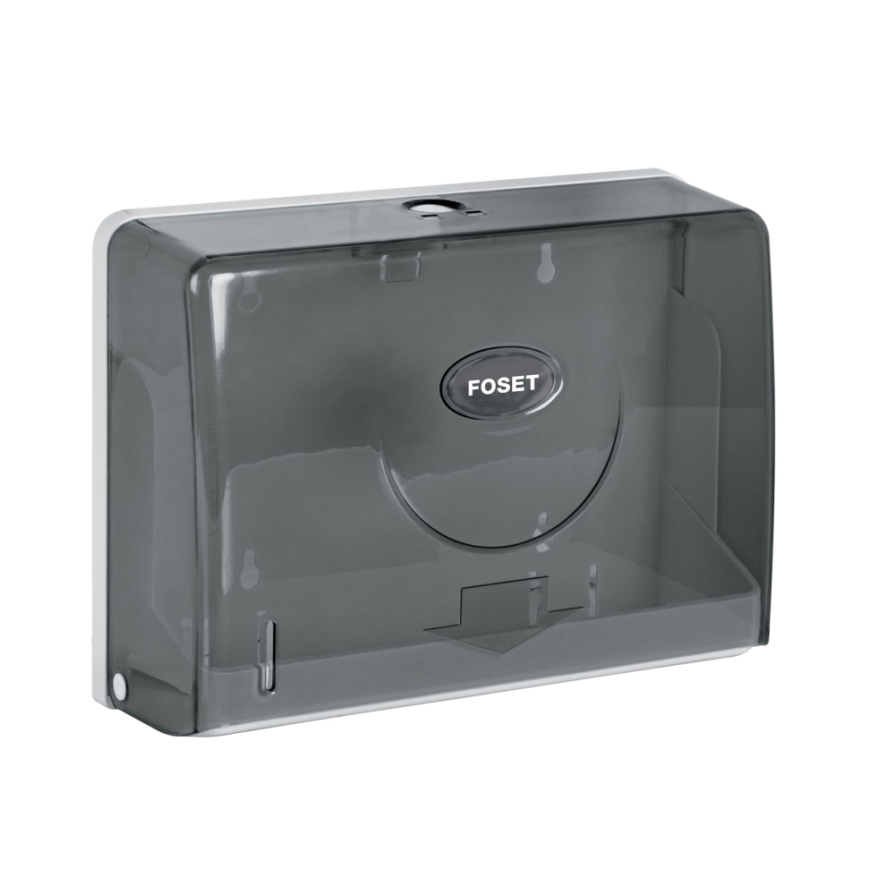Dispensador chico para toallas de papel, humo, FOSET BASIC ABP-31H