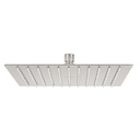 Regadera plato cuadrado 10' sin brazo, satín, FOSET RIVIERA R-310SN