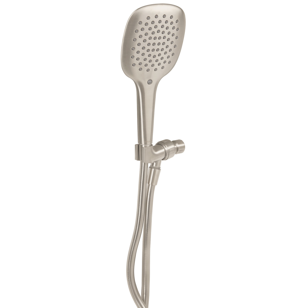 Regadera de teléfono con soporte, satín, FOSET RIVIERA R-013N