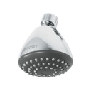 Regadera redonda 3-1/4', ABS, sin brazo, cromo, AERO R-201S