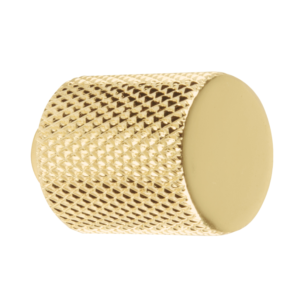 Perilla metálica estilo 'Cádiz', latón brillante, HERMEX PER-162