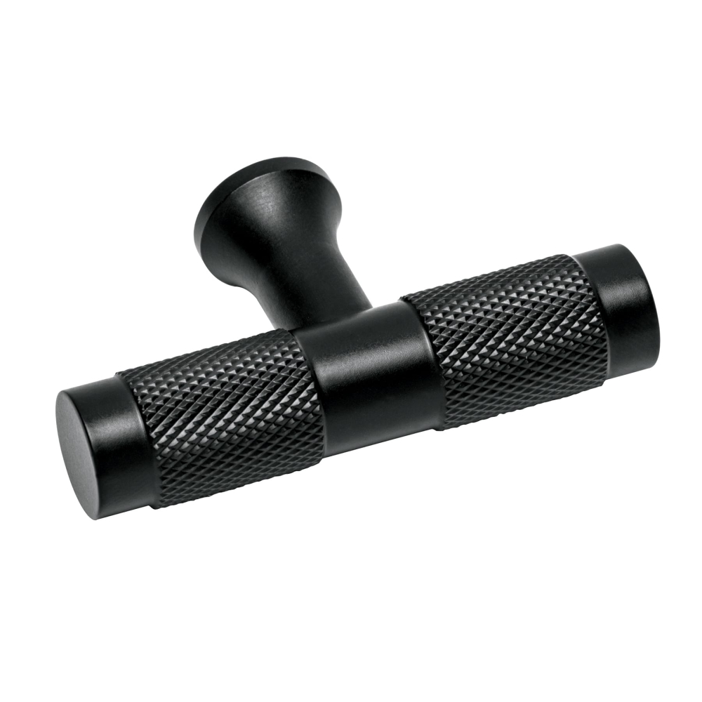 Perilla metálica estilo 'Segovia', negro, HERMEX PER-136