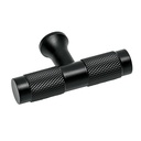 Perilla metálica estilo 'Segovia', negro, HERMEX PER-136