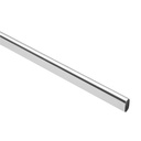 Tubo ovalado para clóset, 2.4 m, cromo brillante, HERMEX TO-524