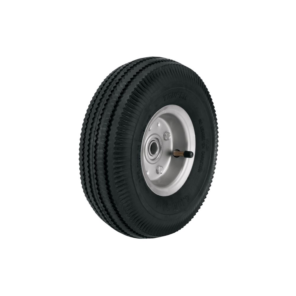 Rueda neumática 10' para eje lateral, Truper LLN-10L