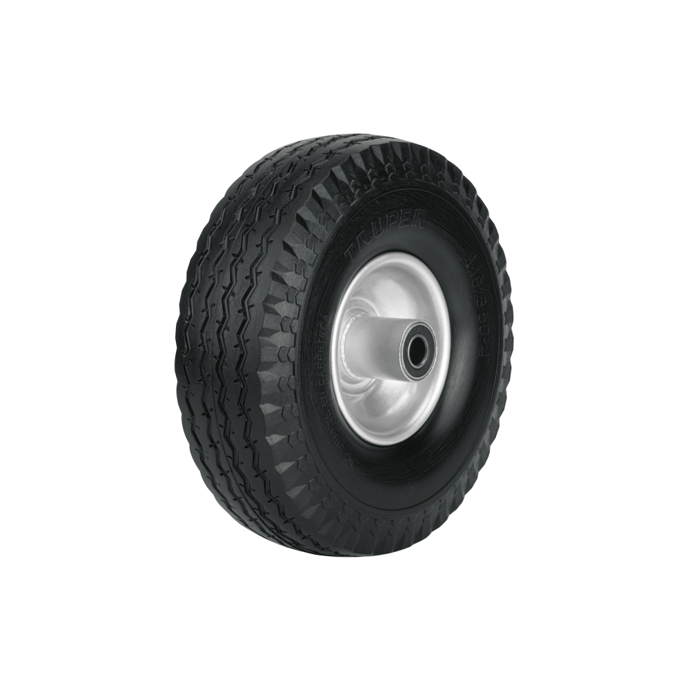 Rueda imponchable 10' para eje lateral, TRUPER LLX-10L