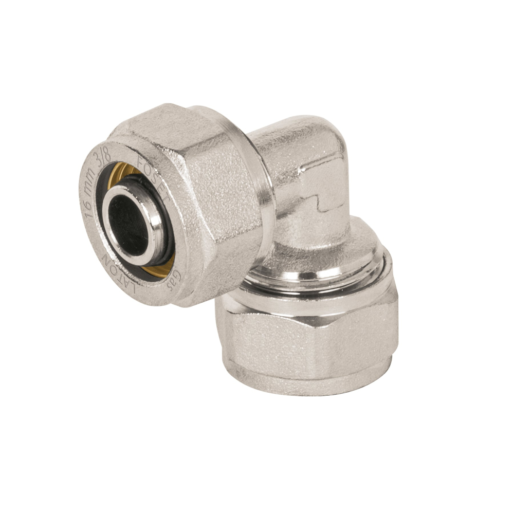 Codo 90° para PEALPE, 3/8', FOSET PPG-38C