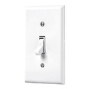 Placa armada interruptor sencillo, línea Standard, blanco PA-APSE-SB