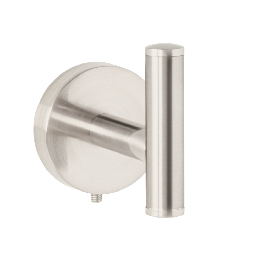 Gancho sencillo metálico acabado satín, FOSET TÚBIG TBA-73N