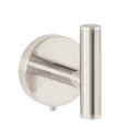 Gancho sencillo metálico acabado satín, FOSET TÚBIG TBA-73N