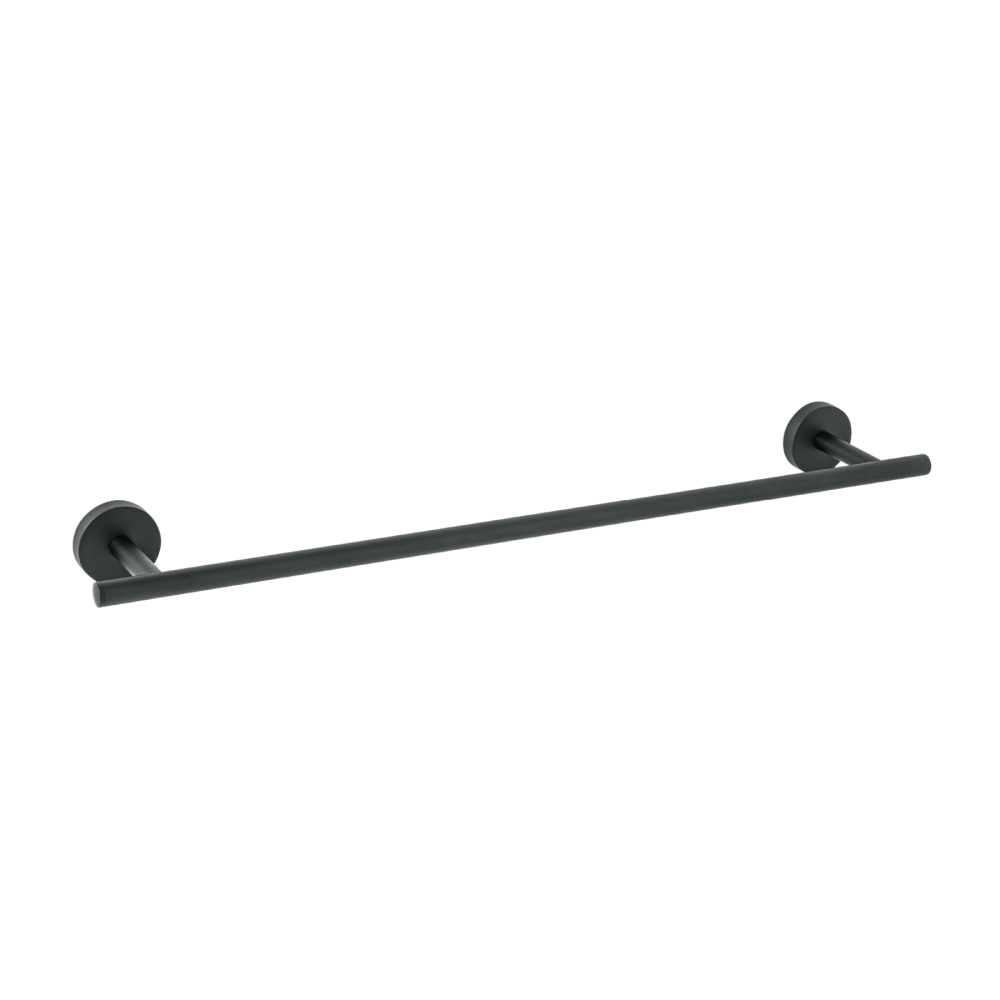 Toallero de barra metálico acabado negro, FOSET TÚBIG TBA-76M