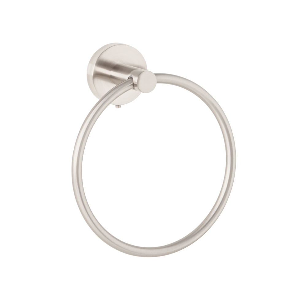 Toallero argolla metálico acabado satín, FOSET TÚBIG TBA-77N
