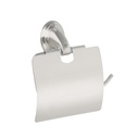 Portarrollo con cubierta, níquel satín, FOSET AQUA AQA-82N