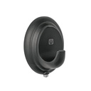 Gancho sencillo para toallas, negro, FOSET AQUA AQA-83M