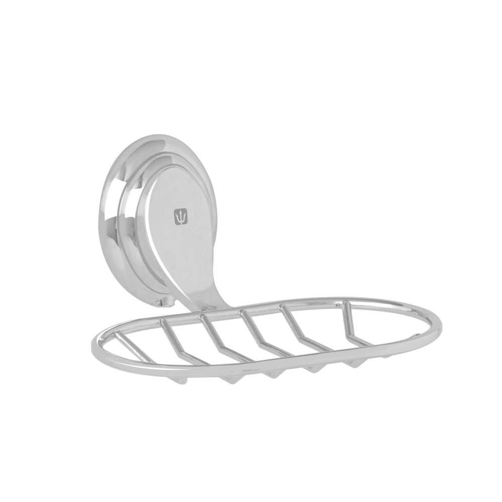 Jabonera metálica cromo, FOSET AQUA AQA-84