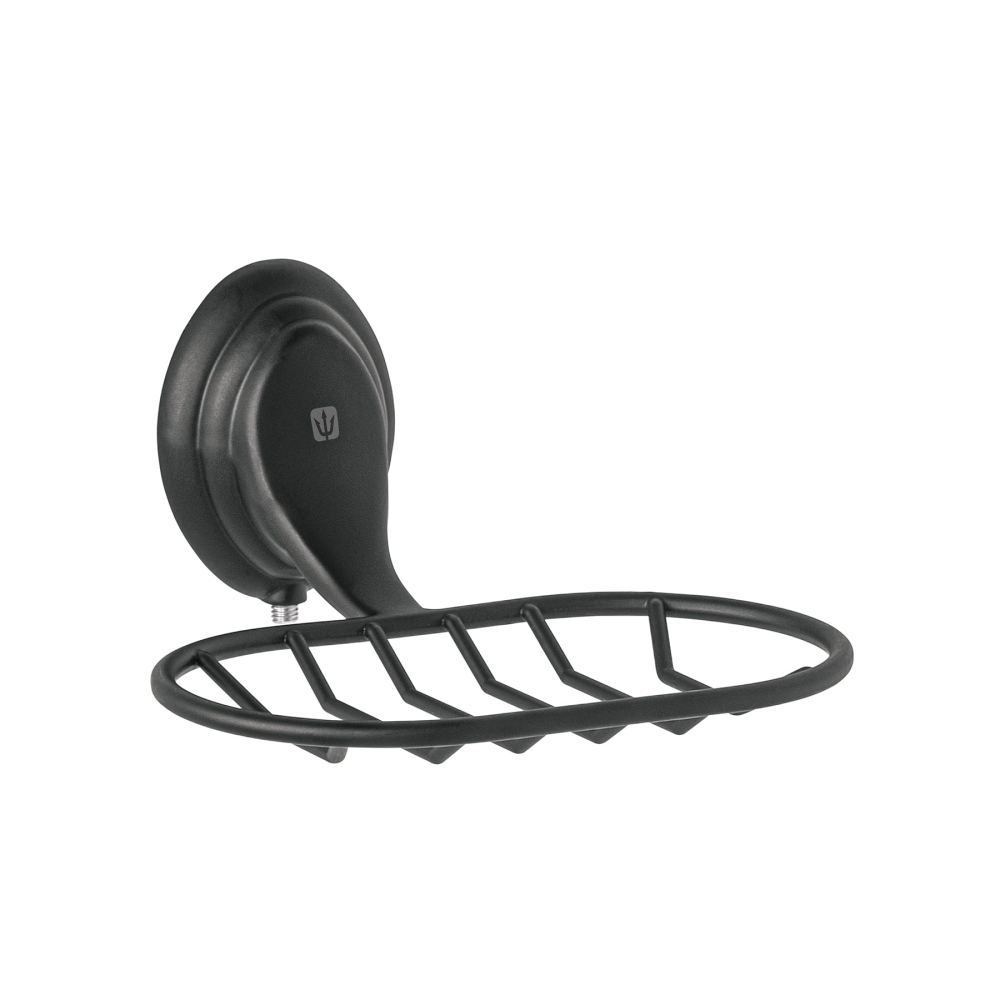 Jabonera de rejilla, negro, FOSET AQUA AQA-84M
