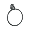 Toallero de argolla, negro, FOSET AQUA AQA-87M