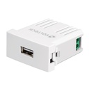 Cargador USB a la pared, 2.1A, línea Oslo, color blanco CUSB-OB