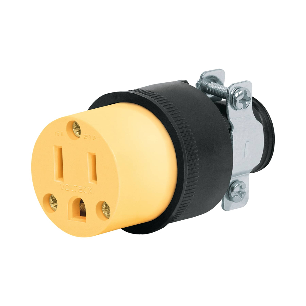 Contacto industrial reforzado aterrizado, 2 polos+tierra COR-A