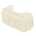 Módulo (tapón) ciego, línea Italiana, color marfil , VOLTECK TA-I