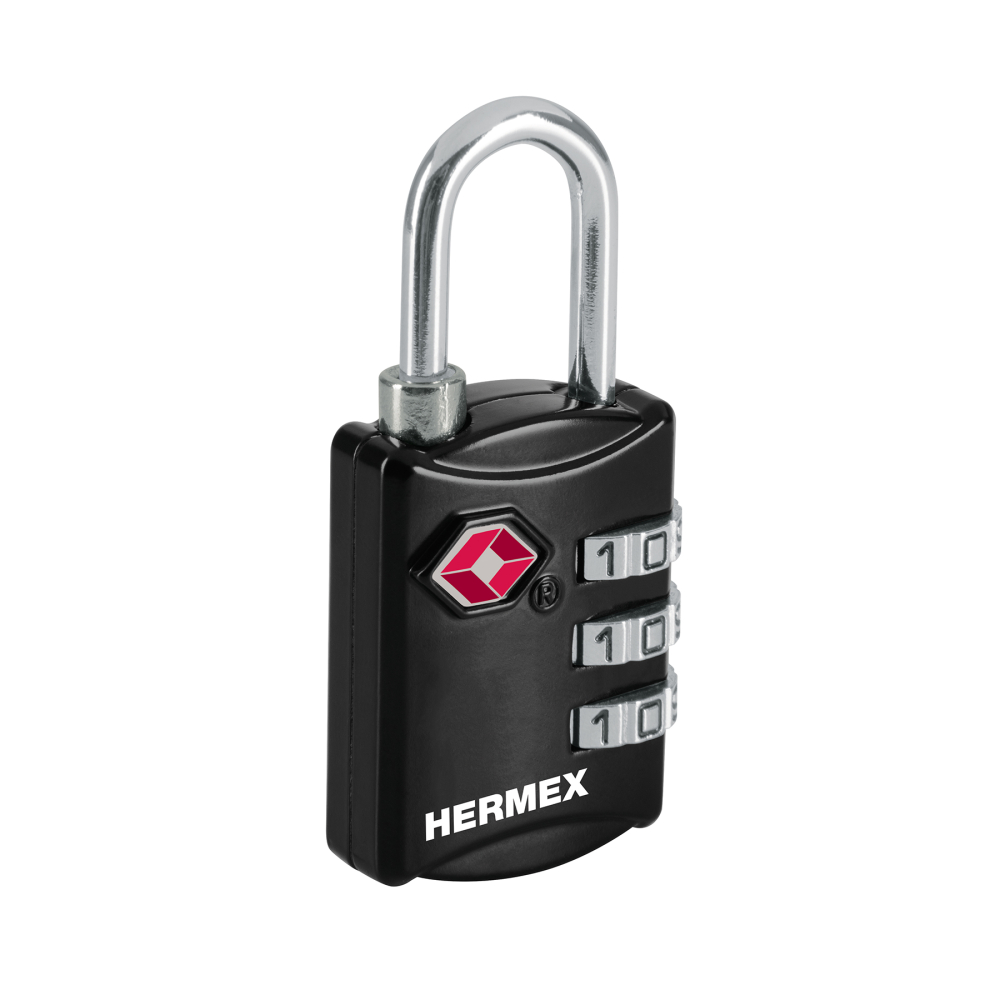 Candado maletero de combinación 27 mm seguridad TSA, blíster CMA-5C