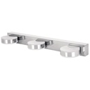 Luminario LED de pared para baño 10W 4000K, 3 spots, VOLTECK ARB-300L