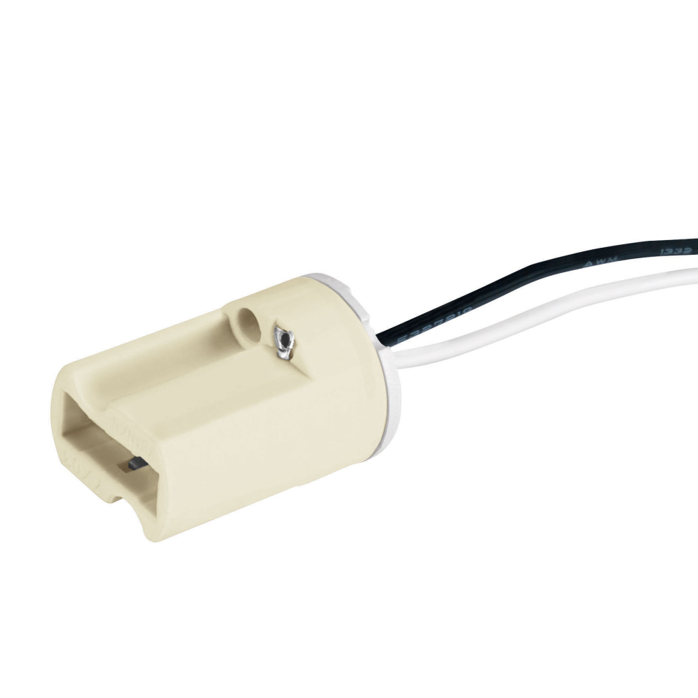 Portalámpara de porcelana para base G9, VOLTECK POPO-9