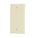 Placa de ABS ciega, Standard, marfil, VOLTECK PPCI-S