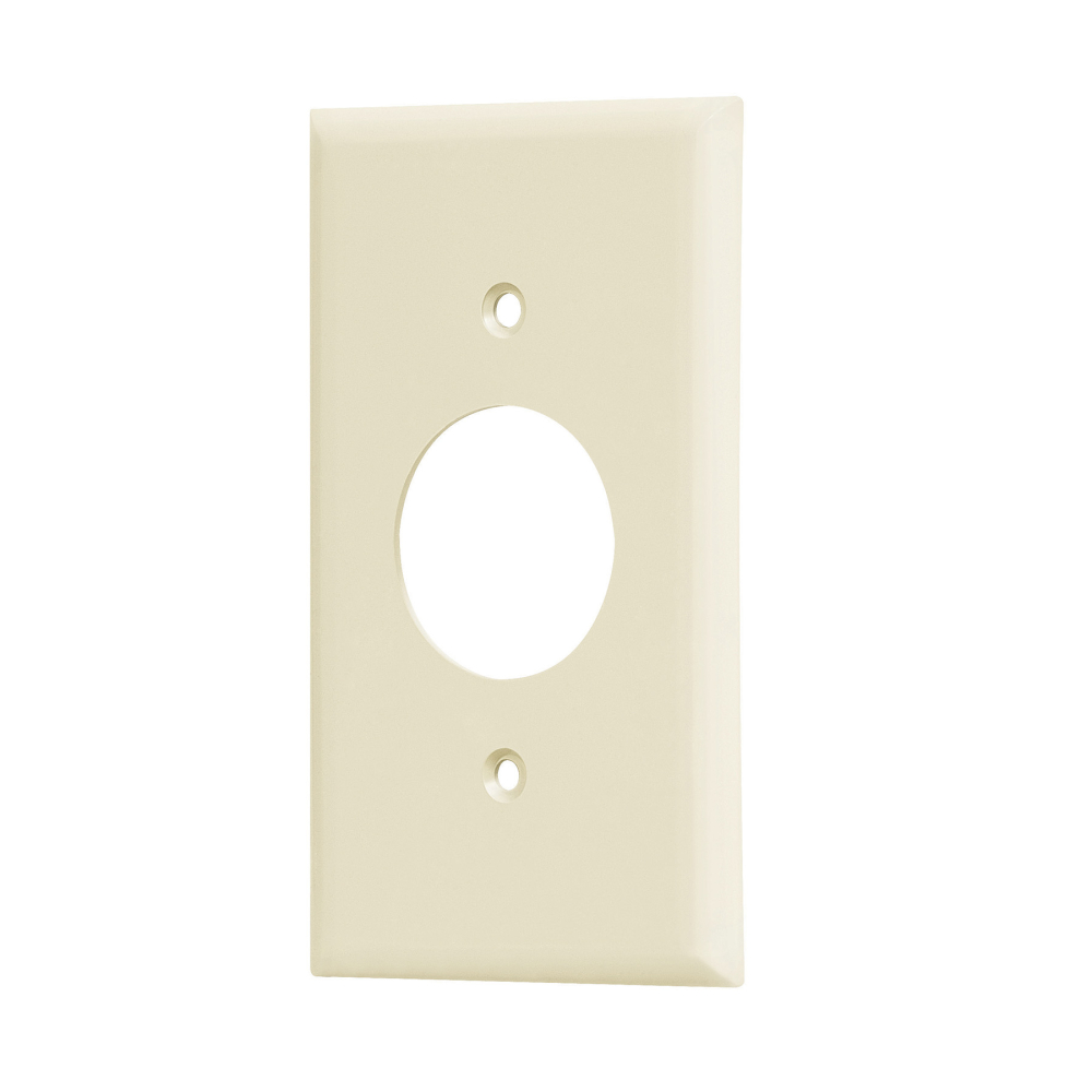 Placa de ABS para contacto redondo, Standard, marfil PPSE-S