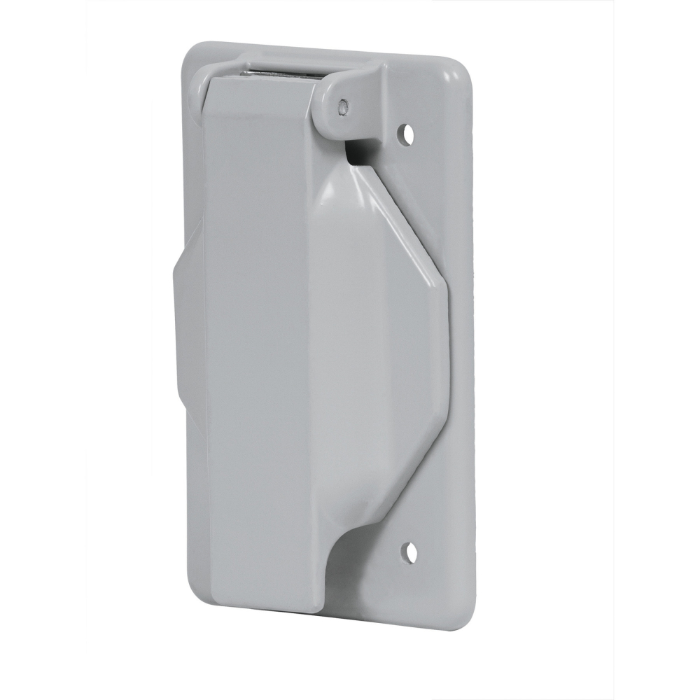 Placa tipo FS con cubierta, sencilla, sobreponer, VOLTECK PAFIN-SES