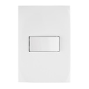 Placa armada con interruptor sencillo, línea Oslo, blanco PA-APSE-OB