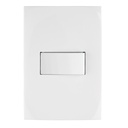 Placa armada con interruptor escalera, línea Oslo, blanco PA-APSE-EOB