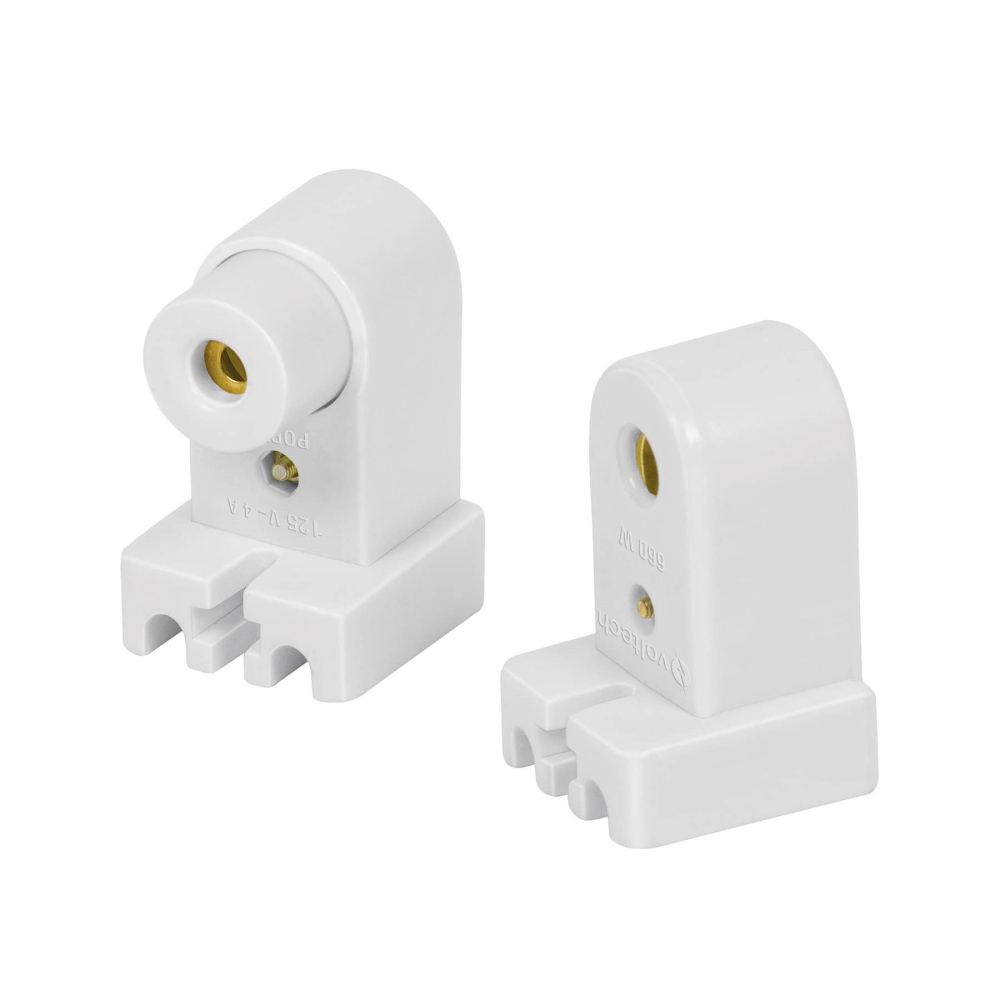 Bolsa 2 portalámparas para tubo LED y fluorescente base FA8 POPL-14