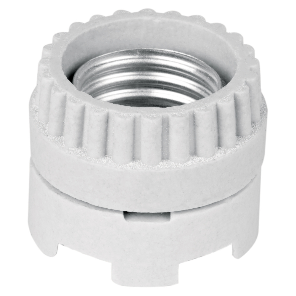 Portalámpara de porcelana, tipo anuncio, VOLTECK POPO-13