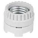 Portalámpara de porcelana, tipo anuncio, VOLTECK POPO-13