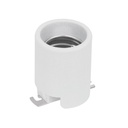 Portalámpara de porcelana, base tipo Mogul (E39), VOLTECK POPO-19