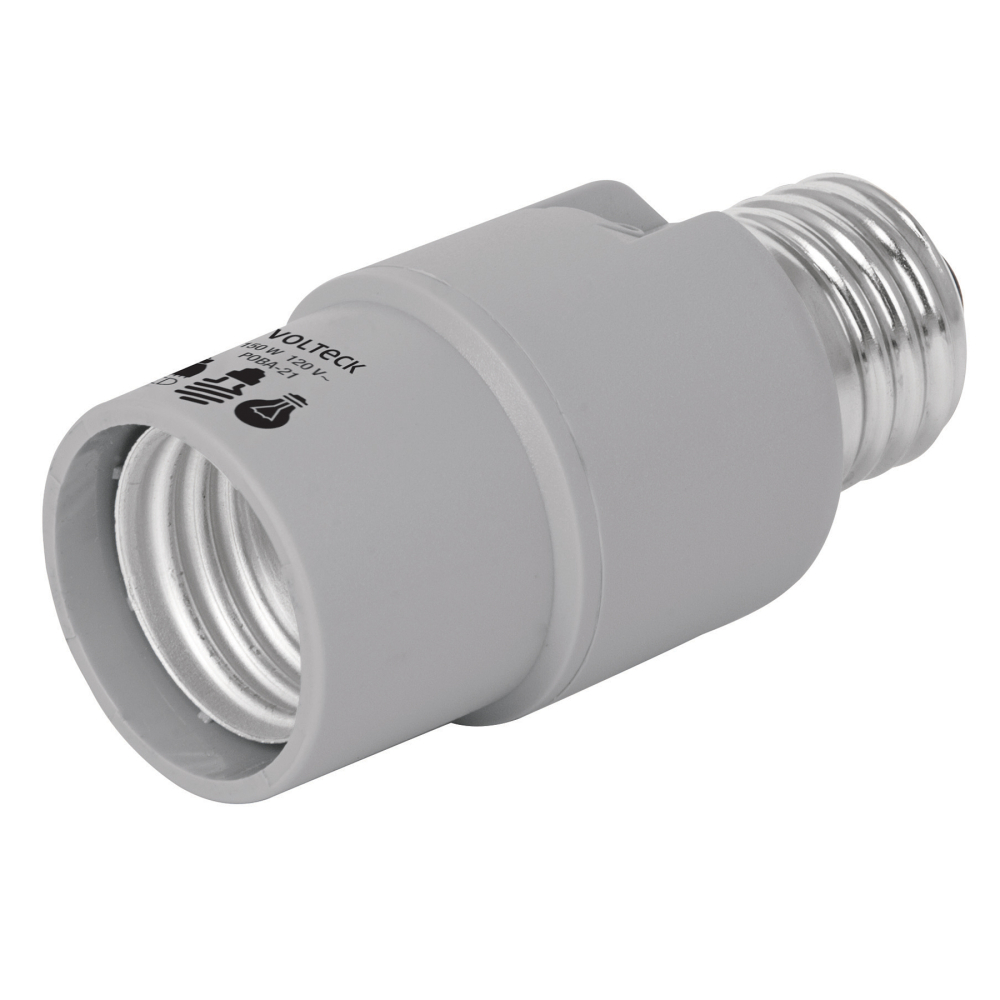 Portalámpara con sensor de luz, VOLTECK POBA-21