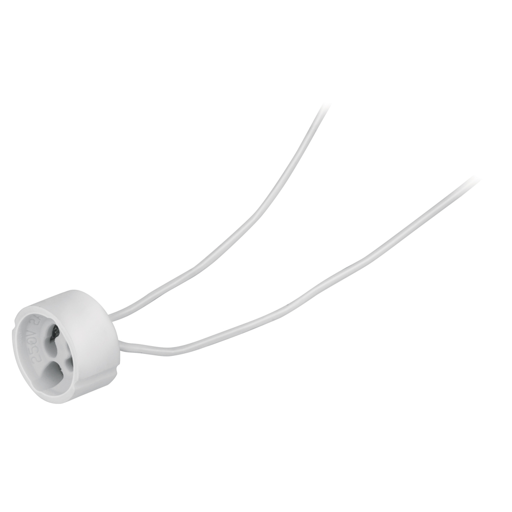 Portalámpara de porcelana para base GU10, VOLTECK POPO-21