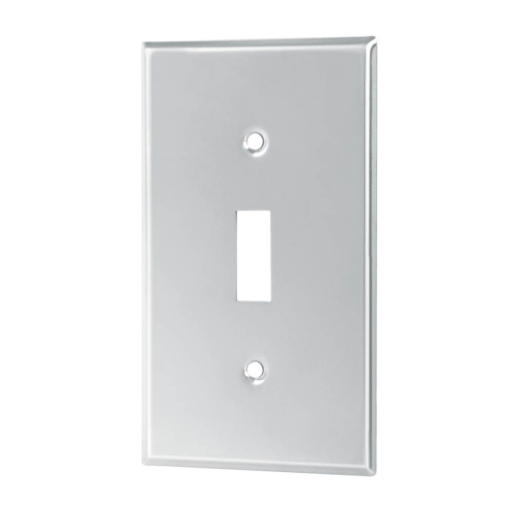 Placa de Acero Inox. para interruptor vertical, Standard PIAP-S