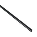 Tubo redondo para clóset, 3 m, negro mate, HERMEX TR-530N