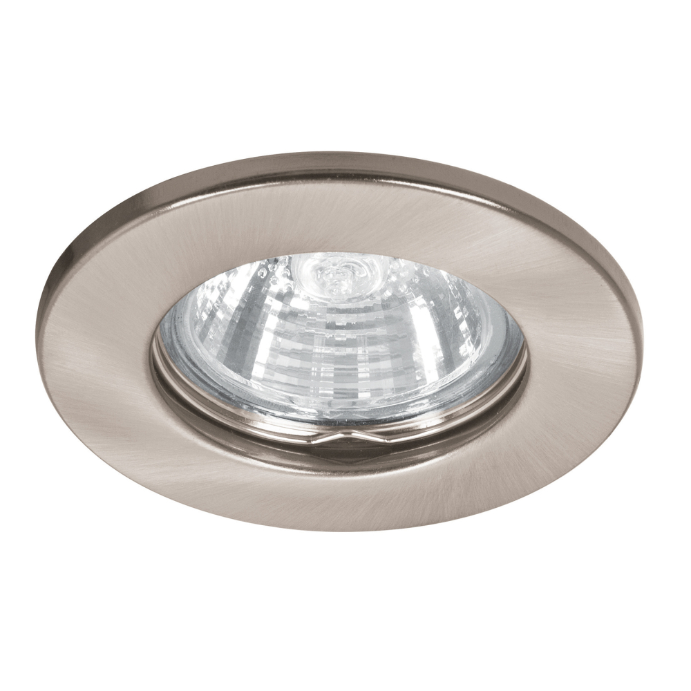 Luminario redondo satín spot fijo, lámpara no incluida EMP-102S