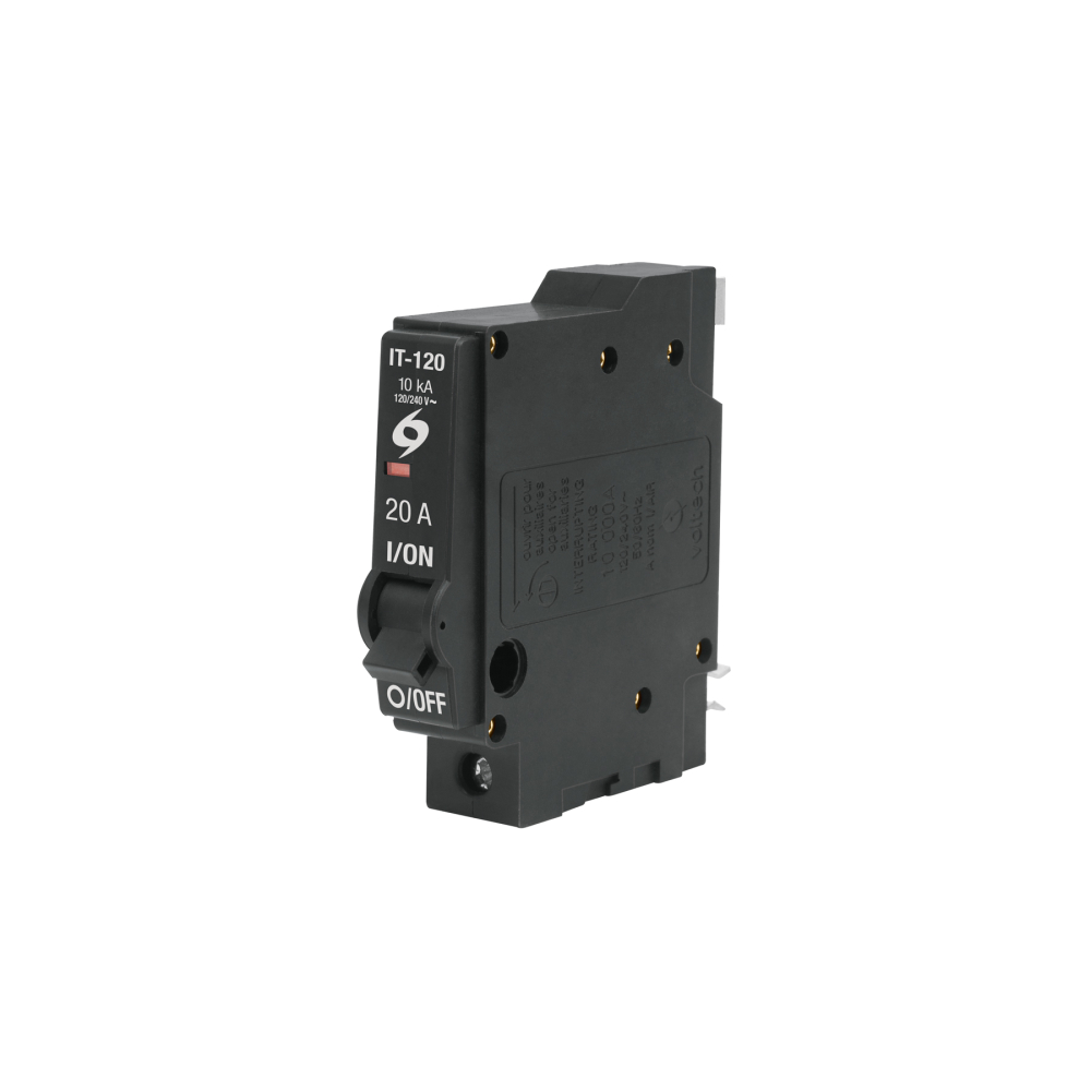 Interruptor de 1 polo 20 A, enchufable en blíster, VOLTECK IT-120