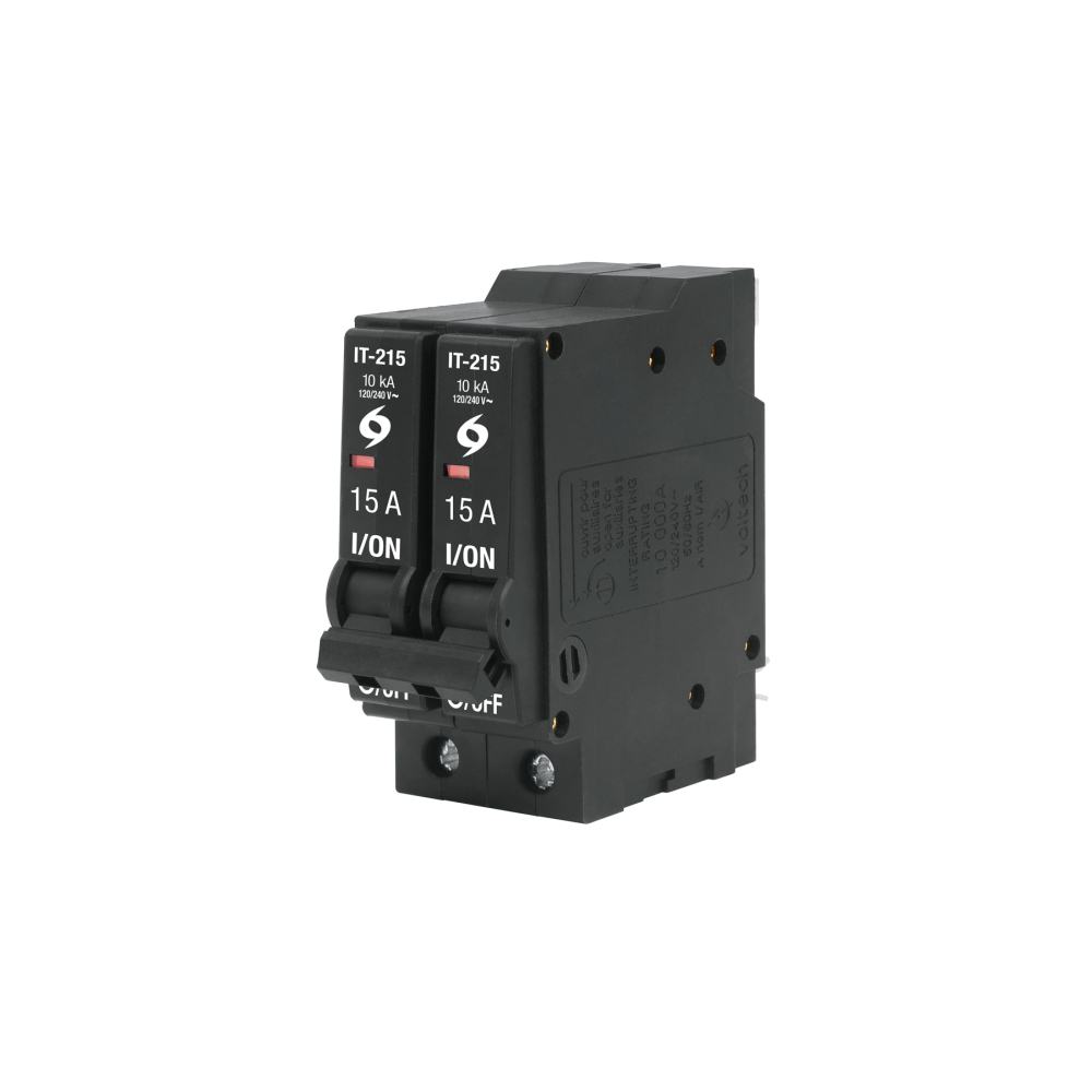 Interruptor de 2 polos 15 A, enchufable en blíster, VOLTECK IT-215